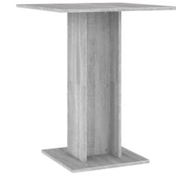 Berkfield Home Bistro Table Grey Sonoma 60x60x75 cm Engineered Wood - Size: 60 x 60 x 75 cm - thumbnail 2