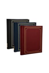 Arpan Deluxe 3 Self Adhesive Large Photo Albums Totaling 60 Pages 120 Sides - Black/Blue/Red - thumbnail 1