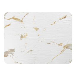 Benjamin Tate Design Gold Marble Blanket in Natural - Size: 120 cm x 150 cm - thumbnail 1