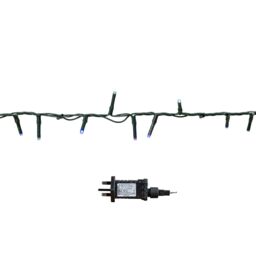 Samuel Alexander 1000 LED TreeBrights String Lights with Timer in Blue, Purple & White in Dark Green
