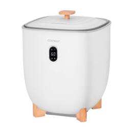 Costway 20 L Towel Warmer Towel Warmer Bucket w/ Drying Mode (2-5 H) in White - thumbnail 3