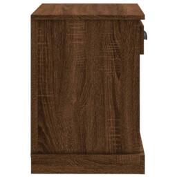 Berkfield Home Bedside Cabinets 2 pcs Brown Oak 43x36x50 cm - Size: 43 x 36 x 50 cm - thumbnail 9