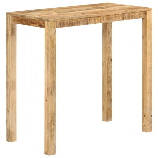 Berkfield Home Bar Table 112x55x108 cm Solid Wood Mango in Brown - Size: 112 x 55 x 108 cm - image 1