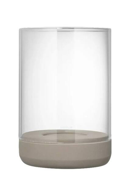 Blomus Lantern Calma Candle Holder L (Excl. Candle) - Fungi in Grey - image 1
