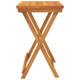 Berkfield Home Folding Garden Table 50x36x60 cm Solid Wood Acacia in Brown - Size: 50 x 36 x 60 cm - thumbnail 5