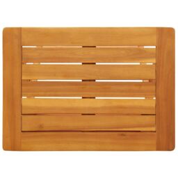 Berkfield Home Folding Garden Table 50x36x60 cm Solid Wood Acacia in Brown - Size: 50 x 36 x 60 cm - thumbnail 8