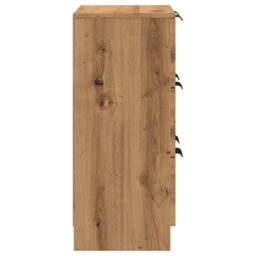Berkfield Home Sideboard Artisan Oak 60x30x70 cm Engineered Wood in Brown - Size: 60 x 30 x 70 cm - thumbnail 5
