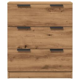 Berkfield Home Sideboard Artisan Oak 60x30x70 cm Engineered Wood in Brown - Size: 60 x 30 x 70 cm - thumbnail 4