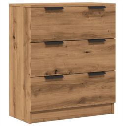 Berkfield Home Sideboard Artisan Oak 60x30x70 cm Engineered Wood in Brown - Size: 60 x 30 x 70 cm - thumbnail 2