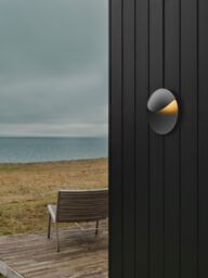 Nordlux Modern Outdoor Wall Light Black Aluminium Intergrated LED Coastal/Marine Safe - Mains Powered, IP54 - thumbnail 5
