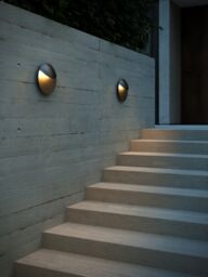 Nordlux Modern Outdoor Wall Light Black Aluminium Intergrated LED Coastal/Marine Safe - Mains Powered, IP54 - thumbnail 4