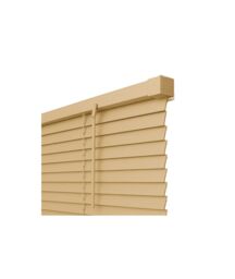 New Edge Blinds Natural Wood Grain PVC Venetian Blind 152cm Drop (25mm Slats) - Size: 55 cm width x 152 cm drop - thumbnail 3