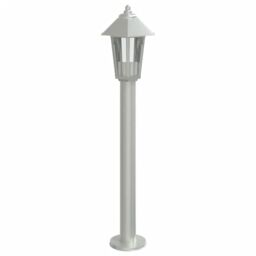 Berkfield Home Outdoor Floor Lamps 3pcs Silver 80 cm Stainless Steel - thumbnail 5