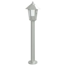 Berkfield Home Outdoor Floor Lamps 3pcs Silver 80 cm Stainless Steel - thumbnail 4