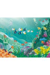 Origin Murals Under The Sea Adventure Wall Mural in Jade - Size: W300 cm x H240 cm - thumbnail 2