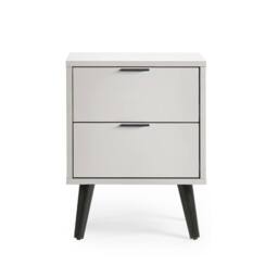 Cheshire Premium Arden 2 Drawer Silk Grey Bedside Unit - thumbnail 5