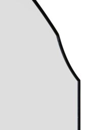 "MirrorOutlet Black Edged Dual Arch Curved Edge Wall Mirror 63""x35"" (160 X 90cm) - Size: 1 Pack" - thumbnail 6