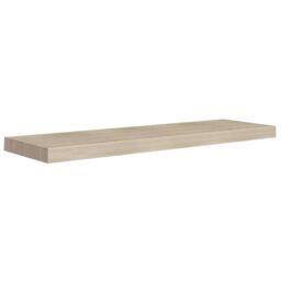 Berkfield Home Floating Wall Shelf Oak 90x23.5x3.8 cm MDF in Brown - thumbnail 2