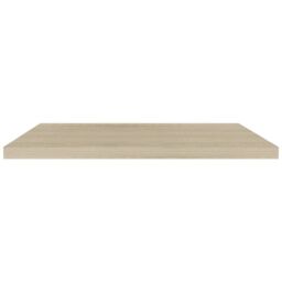 Berkfield Home Floating Wall Shelf Oak 90x23.5x3.8 cm MDF in Brown - thumbnail 4