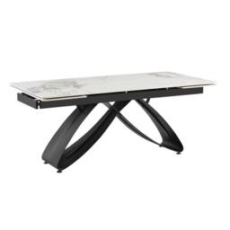 Home Detail Berrie Extending White Sintered Stone Ceramic Dining Table - thumbnail 3
