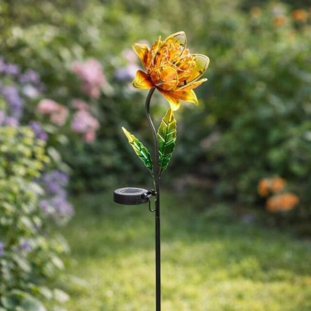 Marco Paul 86cm Solar Yellow Flower Stake Light - image 1