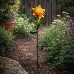 Marco Paul 86cm Solar Yellow Flower Stake Light - thumbnail 8
