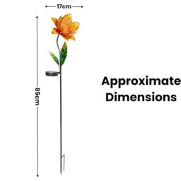 Marco Paul 86cm Solar Yellow Flower Stake Light - thumbnail 3