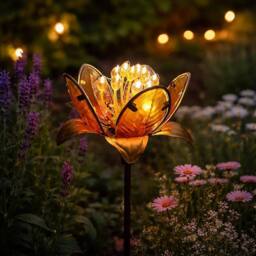 Marco Paul 86cm Solar Yellow Flower Stake Light - thumbnail 4