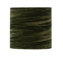 First Choice Lighting Chrome Two Ball Table Lamp with Green Crushed Velvet Shade in Silver - thumbnail 2