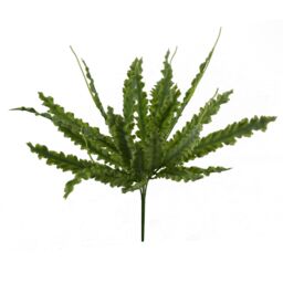 Leaf 40cm Artificial Crocodile Fern Plant in Green - thumbnail 1