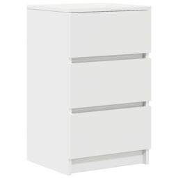 Berkfield Home Bedside Cabinets with 3 Drawers 2 pcs White 39x35x65 cm - Size: 39 x 35 x 65 cm - thumbnail 5