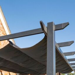 Rowlinsons Venetian 4x3 Canopy - Aluminium - L300 x W395.5 x H234.5 cm - Grey - thumbnail 4