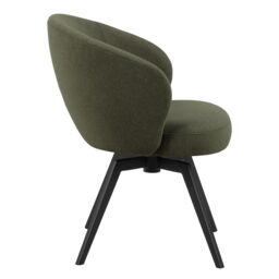 Furniture To Go Darlene Dining Chair with Armrest & Swivel Function in Green - thumbnail 3
