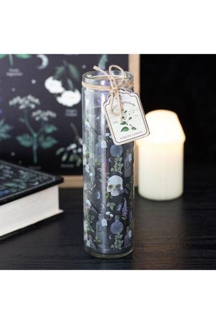 KDMD Poisonous Plants Deadly Nightshade Tube Candle in Black - image 1