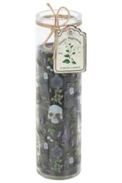 KDMD Poisonous Plants Deadly Nightshade Tube Candle in Black - thumbnail 2