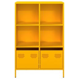 Berkfield Home Highboard¬†Mustard Yellow 68x39x103.5 cm Steel - thumbnail 5