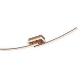 Loops Elegant Bronze Ceiling Light for Indoor Space - Stylish Semi Flush - thumbnail 4