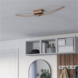 Loops Elegant Bronze Ceiling Light for Indoor Space - Stylish Semi Flush - thumbnail 3