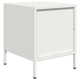 Berkfield Home Timeless Bedside Cabinets¬†2 pcs White 35x39x43.5 cm Steel - thumbnail 8