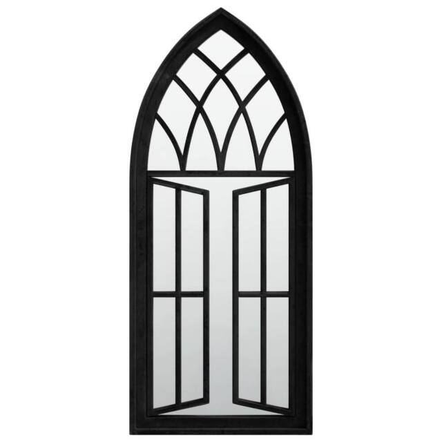 Berkfield Home Mirror Black 70x30 cm Iron for Indoor Use - image 1