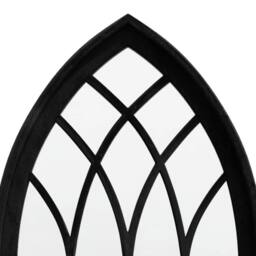 Berkfield Home Mirror Black 70x30 cm Iron for Indoor Use - thumbnail 5
