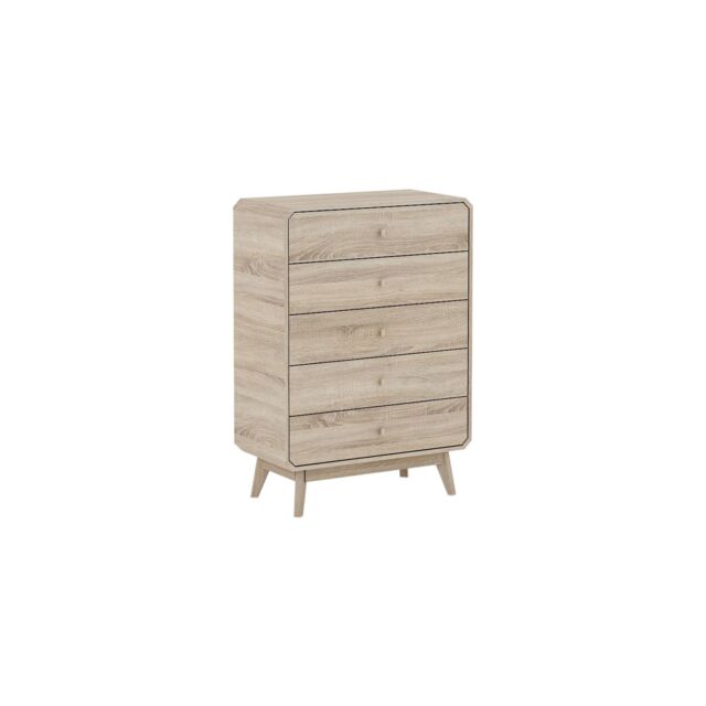 KUDL HOME BR15 Chest of Drawers in Light Oak - image 1