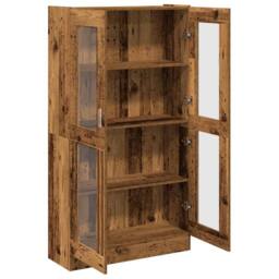 Berkfield Home Highboard Old Wood 82.5x30.5x150 cm Engineered Wood in Brown - thumbnail 7