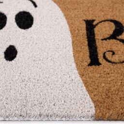 Garden Greatness Halloween Ghost Boo Coir Door Mat in Brown - Size: 1 Pack - thumbnail 3