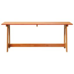Berkfield Home Outdoor Bench Acacia 119x35x47 cm Solid Wood Pine in Brown - Size: 119 x 35 x 47 cm - thumbnail 4