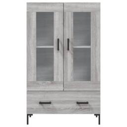 Berkfield Home Highboard Grey Sonoma 69.5x31x115 cm Engineered Wood - thumbnail 6