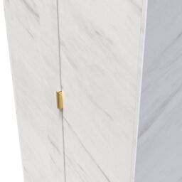 Ready Assembled 2 U Tamworth 2 Door Wardrobe (Ready Assembled) in Off-White - thumbnail 4