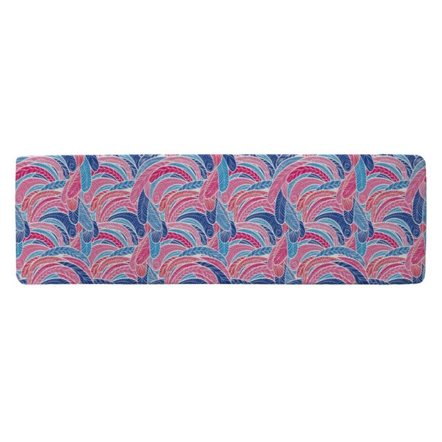 Benjamin Tate Design Boho Pink Runner Rug in Natural - Size: 67 cm x 230 cm - image 1