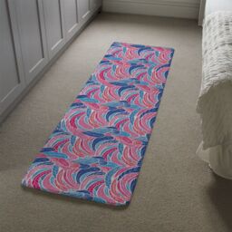 Benjamin Tate Design Boho Pink Runner Rug in Natural - Size: 67 cm x 230 cm - thumbnail 4
