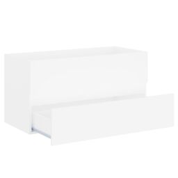 Berkfield Home Sink Cabinet with Built-in Basin White Engineered Wood - thumbnail 5